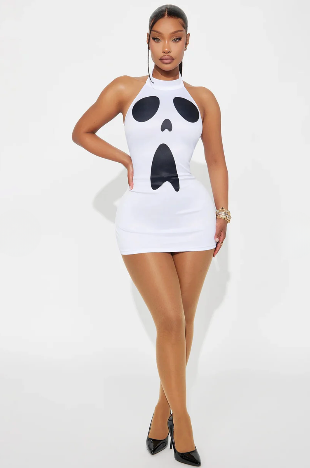 Vireli™ Ghost Face Dress