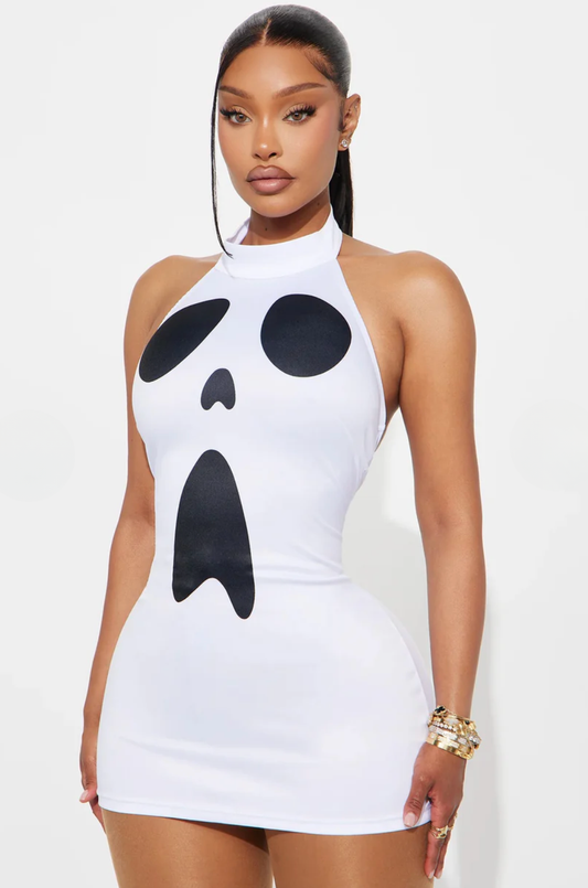 Vireli™ Ghost Face Dress